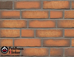 Клинкерная фасадная плитка Feldhaus Vascu terracotta