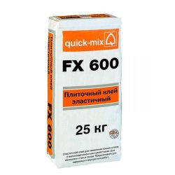 Эластичный плиточный клей Quick-mix FX600